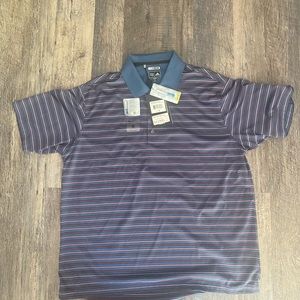 NWT Mens Adidas Golf Polo Collar Shirt Size XL Cool Max